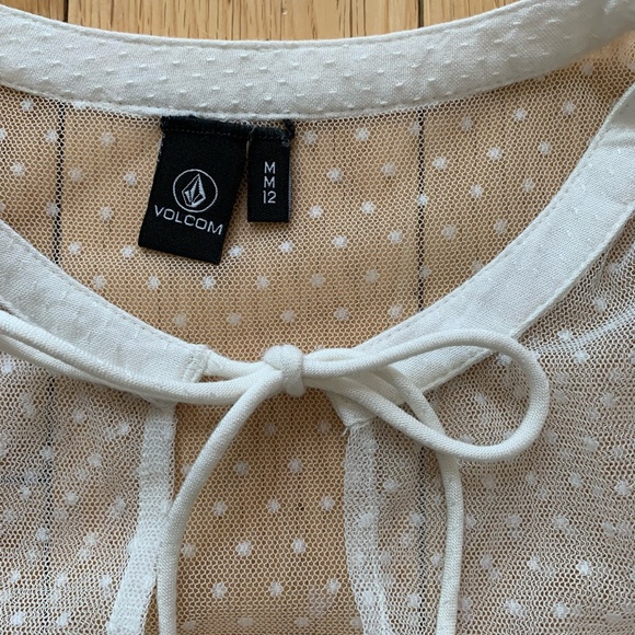 Volcom cream sleeveless top - Picture 5 of 6